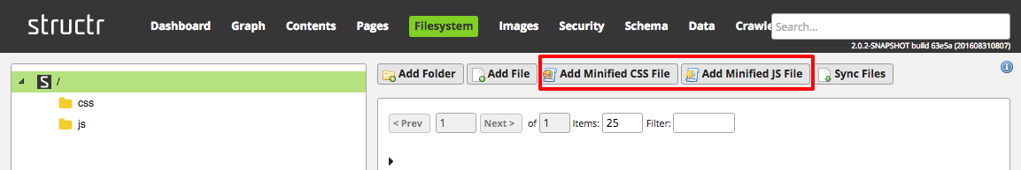 Create Minified Files